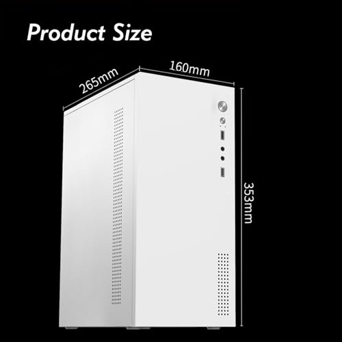 Gabinete de computadora ARrase modelo 18648, Mid Tower, estructura de acero, compatible con Micro-ATX y Mini-ITX, color Style 4 miniatura 2