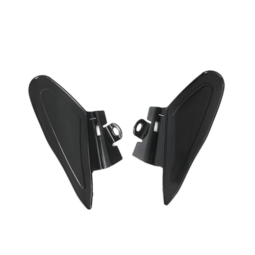 Panneau carénage latéral noir pour moto avec aileron aérodynamique intégré