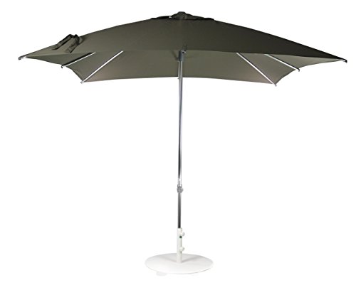 SORARA Milano Sombrilla Parasol, Marrón, 250 x 250 cm
