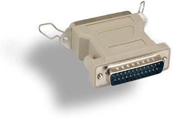 KENTEK DB25 25 Pin Male to CN36 36 Pin Female, Male to Female M/F Molded Centronics Parallel Printer Adapter Changer Coupler RS-232 SCSI