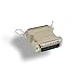 Kentek DB25 25 Pin Male to CN36 36 Pin Female, Male to Female M/F Molded Centronics Parallel Printer Adapter Gender Changer Coupler RS-232 SCSI