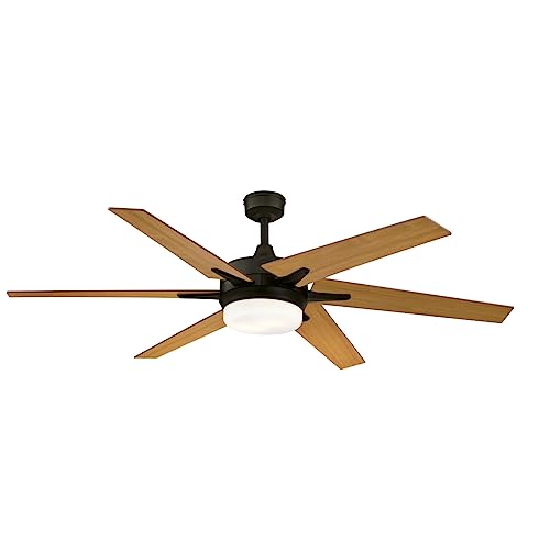 Image of Westinghouse 74002B00 Cayuga Smart Ceiling Fan, 60-Inch, Black Bronze