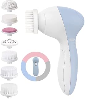 Facial Spin Brush Face Cleansing: Electric Exfoliator Spinning Cleanser Device Waterproof Gentle Removing Blackhead, Exfoliating, Deep face Scrubbing Skin Care for Women Men Teenage Girls Gifts Set