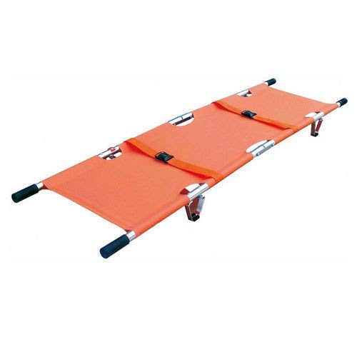 SAFETYZONE Foldable Two Fold Stretcher Aluminium for Medical Emergency with Patient Holding Strap Made In India (STRETCHER ORANGE COLOR) (B0CY91S2NZ) Amazon Price History, Amazon Price Tracker