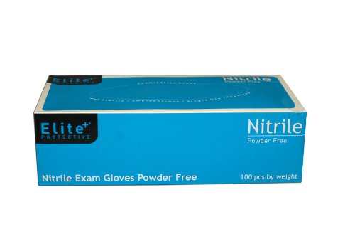 Elite® Nitrile Gloves- Examination Grade Powder Free- Small