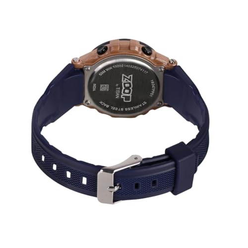 Image of Zoop Digital Watch with Rose Gold Case, Digital Dial & Blue Strap for Boys Kids, from House of Titan - 16047PP01