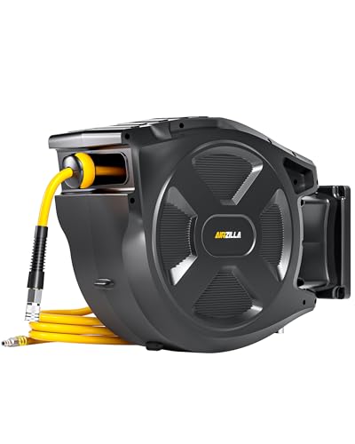 Retractable Air Hose Reel with 100ft Hose