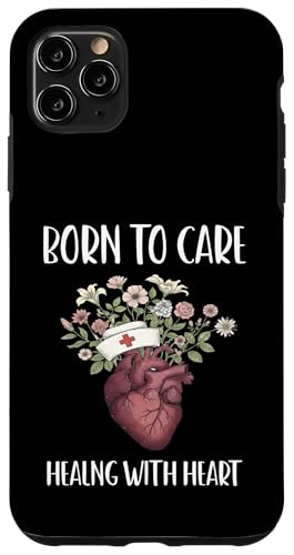 BORN TO CARE HEALING WITH HEART �i�[�X���C�t�w���X�P�A �X�}�z�P�[�X iPhone 11 Pro Max �p