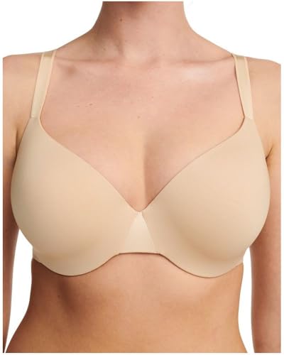 Chantelle Essentiall, Reggiseno Preformato Coprente, Intimo Invisibile Donna, Beige (Dore Light), 5C - 3