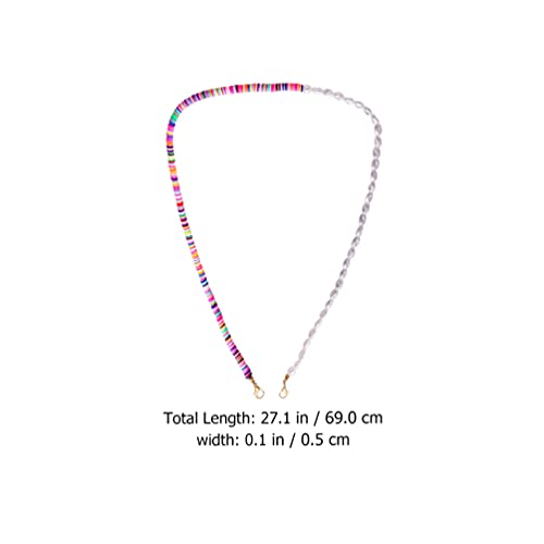 Holibanna Corrente de óculos boho com contas para óculos de leitura, corrente, colar, cordão para óc