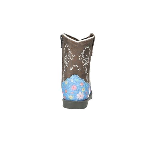 Image of Smoky Mountain Boots Toddlers' Autry Square Toe Leather Western Cowboy Boots