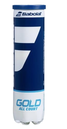 Babolat Gold All Court Tennisbälle - X4 Karton 72 Bälle - 18x4er Dosen - Tennisball für Erwachsene Tennisspieler und Tennisballs für Tennis Trainer