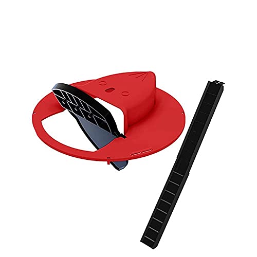 SULISHI Couvercle de Baril Coulissant piège à Souris piège à Rampe à Réarmement Automatique,Compatible avec Les Barils de 5 gallons,Convient pour intérieur et Extérieur, Cuisine, Jardin Cover