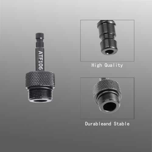 Image of Transmission Fluid ATF Fill Adapter,Transmission Service Oil Filling Fluid Change Adapter Fits for VW /Audi /Benz DSG,5mm ID x 10mm OD,Thread M24 x 1.5,5mm ID x 10mm OD