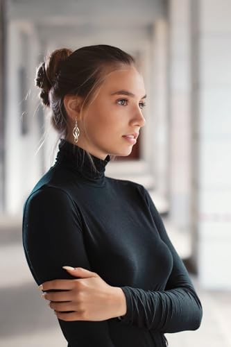 18K Gold Plated Earrings for Women Classic Infinity Swirl Wire Earring With Jewelry Box4