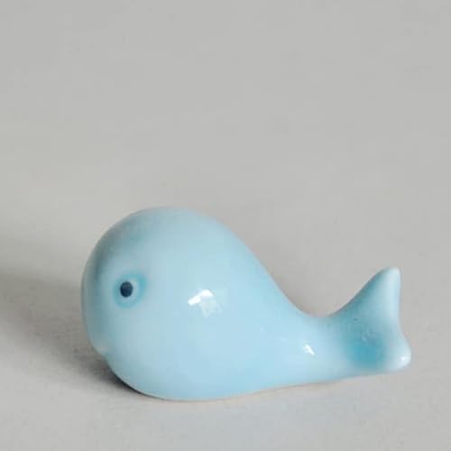 Miniatura 9 de Hemoton Soporte para palillos de cerámica con soporte para palillos de pescado, cubiertos, vajilla de cocina, juego de 6 unidades (azul+ verde +