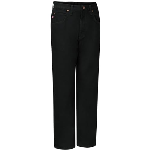 Image of Red Kap Men's Relaxed Fit Jean - Heavy Duty Jeans with Comfortable Denim, 5 Pocket Styling, Tapered Fit for Work Boots