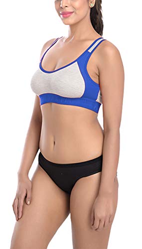 Image of FIMS - Fashion is my style Sports Bra Panty for Women Full Coverage Combo Everyday Bra Panty, See Main Image to Check How Many Sets You Will Get