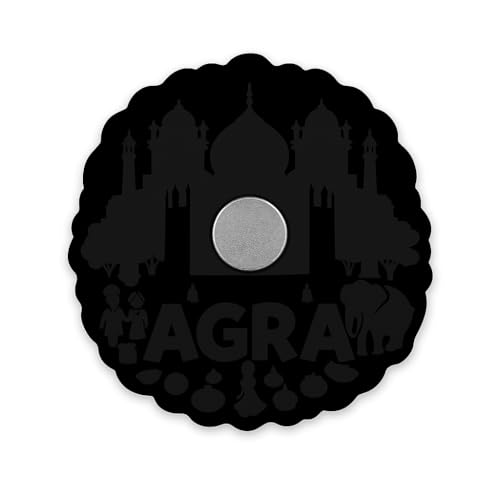 Image of Naxon Agra City Theme Souvenir Wooden Fridge Magnet for Refrigerator - Printed Fridge Magnet for Kitchen & Home Decor | Perfect Souvenir Gift | Size 3x3 in | Pack of 1