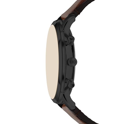Image of Fossil Neutra Brown Quartz Leather Watch FS6163