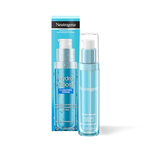 Neutrogena Hydro Boost Hydrating Serum for Face with Purified Hyaluronic Acid Lightweight Oil Free...