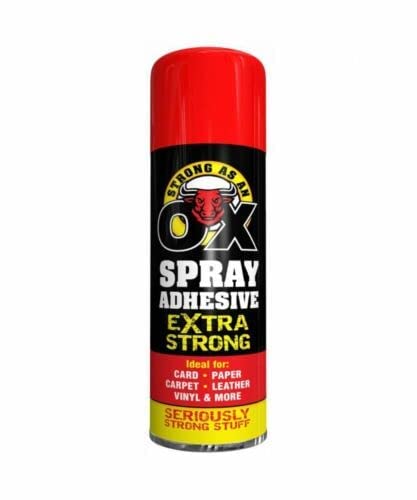 B H Extra Strong Spray Adhesive Glue Spray 500ml PACK OF 4 Amazon co 