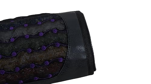 Oreiller améthyste MediCrystal traversin cervical rigide forme D 43x12cm - 3