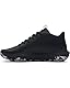 Under Armour Unisex’s Ua Lockdown 7 Basketball Shoe, Black Black Metallic Silver, 45 EU