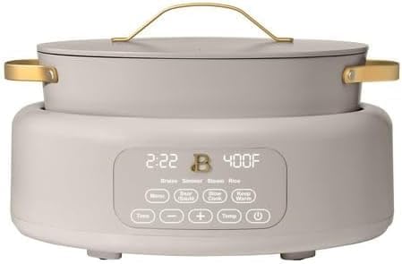 B’eautiful 10 in 1, 6 Qt Electric Multi-Cooker, Porcini Taupe (pack of 1) B’eautiful 10 in 1, 6 Qt Electric Multi-Cooker, Porcini Taupe (pack of 1)