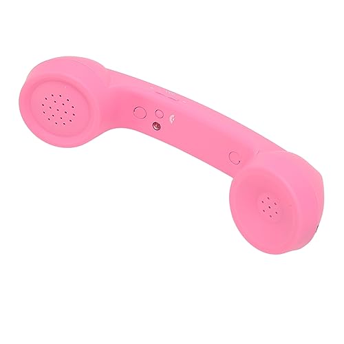 CHICIRIS Receptor de Teléfono Inalámbrico de Teléfono de con Compatibilidad Universal Duradero 8H Tiempo de Conversación 72H Sonido HD ENTERIBLE para la Computadora del Celular (Pink)