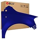 BLU Kotflügel Passend für Volkswagen Fox LL5M Rechts Blau | 2005-2011 | Vorderseite Vorne | Lackiert | Einbaufertig