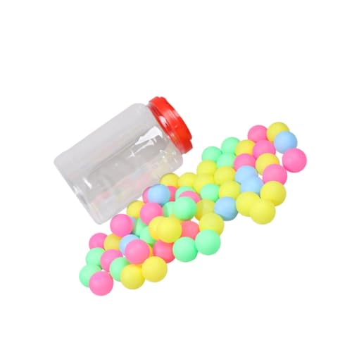 Parliky Mix Color 100pcs Pong Balls 40mm Game Balls for Parties Easy to Find No Fading for Celebrations Events and Games