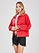 ebossy Women's Candy Color Denim Jacket Relaxed Fit Casual Jean Trucker Jacket (X-Small, Red)
