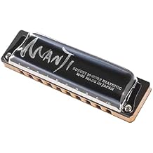 Suzuki M-20HM-C Manji 10-Hole Diatonic Harmonica, Minor Tuning, Key of C