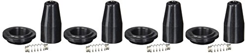 Cable de encendido Denso 671-4314 de silicona negra con aislamiento térmico de 58mm