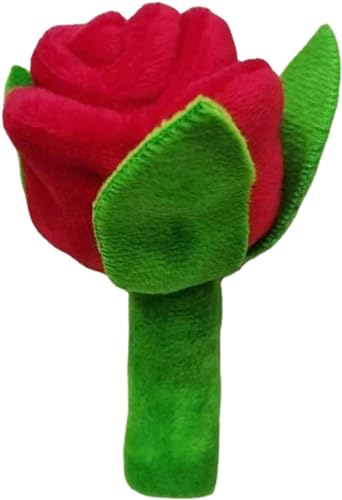 Juguete Peluche Interactivo en Forma de Rosa para Perros y Gatos