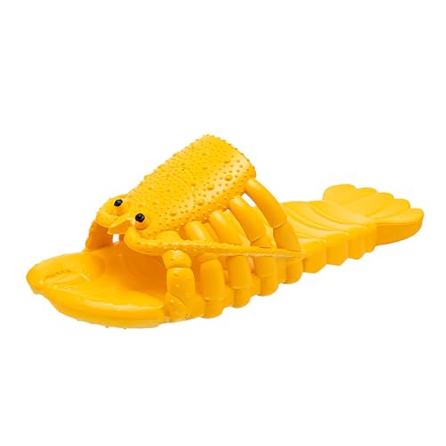 Image of JOYEAR Lobster Flip Flops - Slipper & Slide Pool Beach Shower Shoes in Deep Red