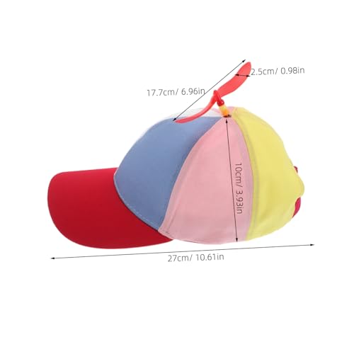 NOLITOY Detachable Propeller Baseball Cap for Outdoor Activities Creative Sunshade Hat Fun Design for Spring and Travel Cute Propeller Cap for Adults Multi2