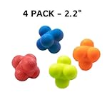Reaction Balls 4 Pack, 2.2-2.8 Inch - Hand-Eye Coordination Trainer, Reflex & Agility Training Equipment for Baseball, Handball, Kids, Adults, Sports & Fitness, Outdoor Fun - Image 2