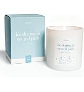 Literie NYC Inspired Scented Candle: Ice Skating in Central Park - Hot Chocolate Scent, 9oz, 50 H...