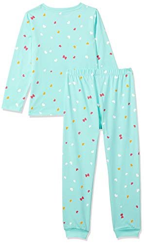 Image of Amazon Brand - Symbol Girls Girls Night Dress | 100% Cotton T-Shirt & Pyjama Set | Age 2-14 Years