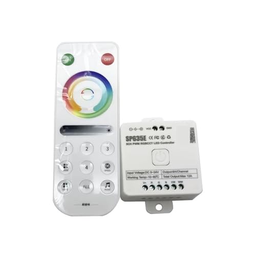 SP635E 5CH PWM RGBCCT LED controller music controller group function 5-24 LED controller LED dimmer(SP635E)