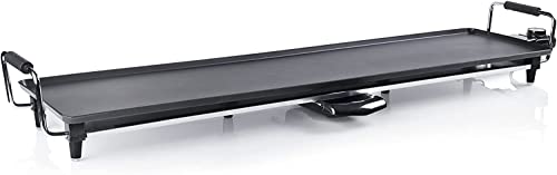 Plancha Grill Tristar BP-2834 - 100x22 cm - Termostato regulable - Asas frías - Antiadherente - 1800 W