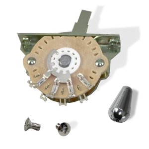 Guitar Switch 5 way Oak Grigsby with Chrome Knob