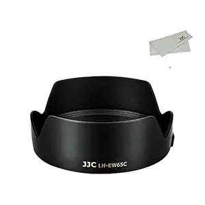 JJC LH-EW65C Lens Hood for Canon RF 16mm F2.8 STM Lens on EOS R6 R5 RP R Camera, Compatible with 43mm Filters and 43mm Lens Cap