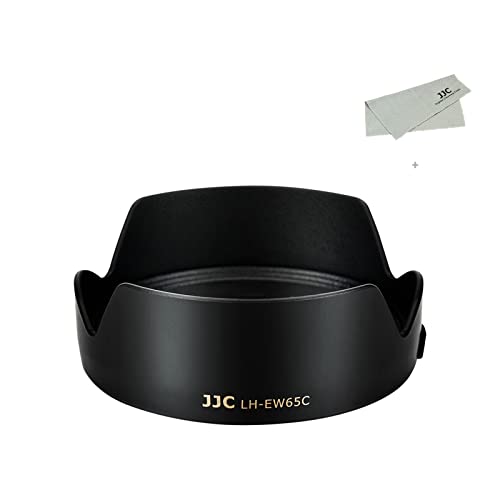 Image of JJC LH-EW65C Lens Hood for Canon RF 16mm F2.8 STM Lens on EOS R6 R5 RP R Camera, Compatible with 43mm Filters and 43mm Lens Cap