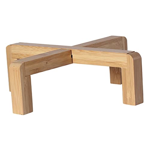 STOBAZA 北欧風多肉植物用木製花台 植木鉢ディスプレイスタンド 室内 バルコニー対応 自然木製で安定性抜群 フラワーポットホルダー