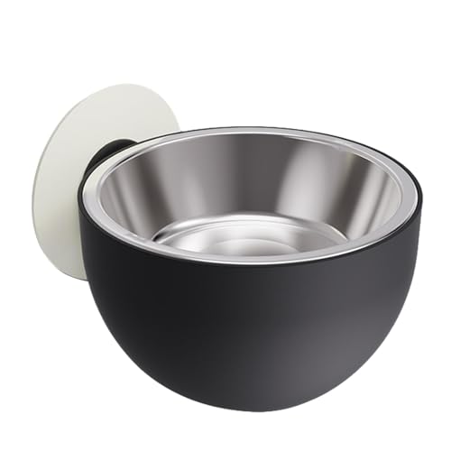 Hunde-Flocke montiert - Einstellbare magnetische Hundefutterstation für Hunde, platzsparender Hundenapf | für Hunde mit Wandmontage, sicherer Magnetnapf für Haustiere, Rialz Napf