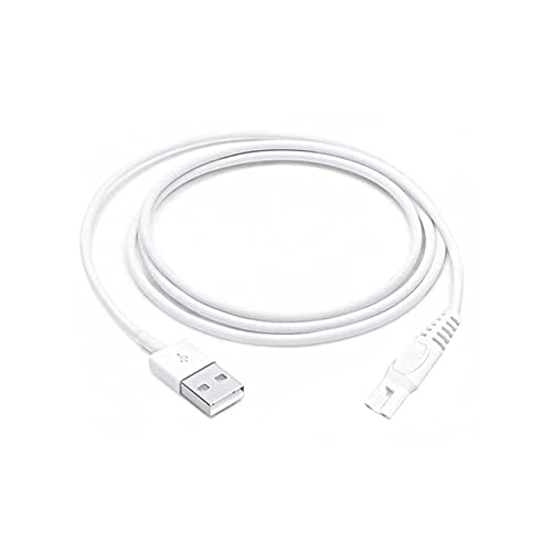 Liansum Replacement Finishing Touch Flawless Legs Charger Cord Ladies Legs Razor Shaver Usb Cable, Women Electric Trimmer 5V Power Cord White (Only For Finishing Touch Flawless Legs) #TOP8