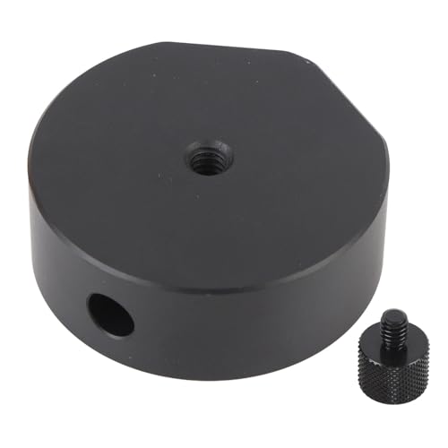 Adaptador de trípode para mini soporte de montaje de aleación de aluminio 1/4 pulg. 20 y 3/8 pulg. 16 Antena parabólica roscada Accesorio de soporte para trípode para acampar al